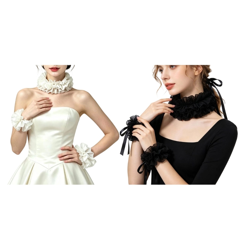 Men Formal Wear Look - R7UF Formal Wear Ruffle Collar and