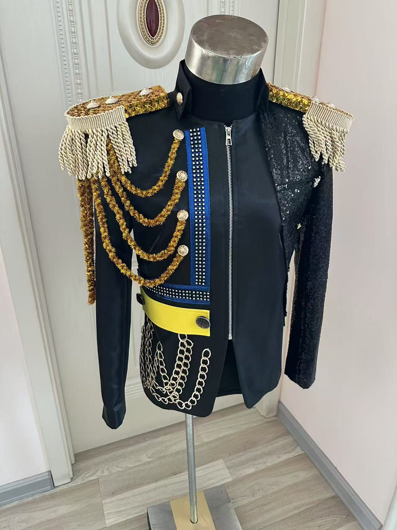 New Men Tassel Royal Jacket We - Men'S Formal Wear In Wedding 评论和价格