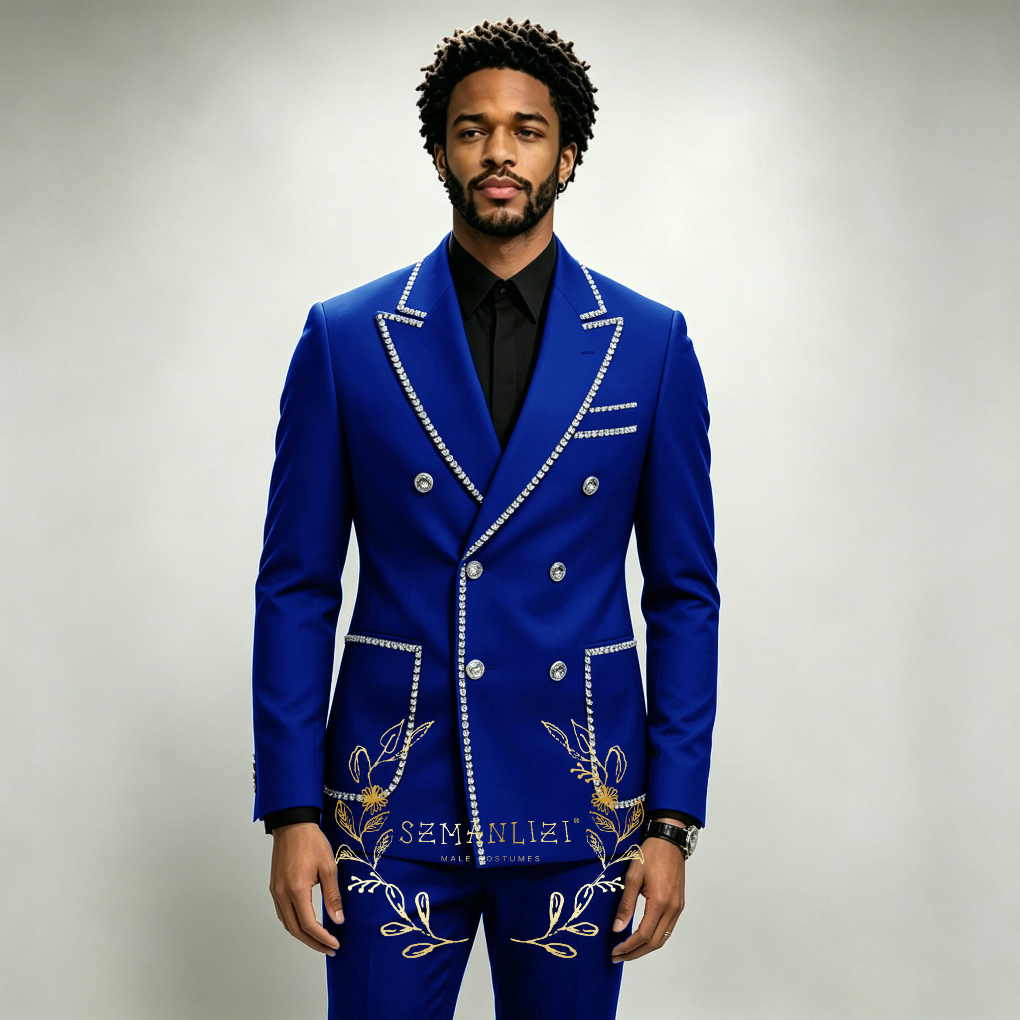 Luxury Men's Suits 2 Pieces Ro - Men'S Formal Wear In Wedding 评论和价格