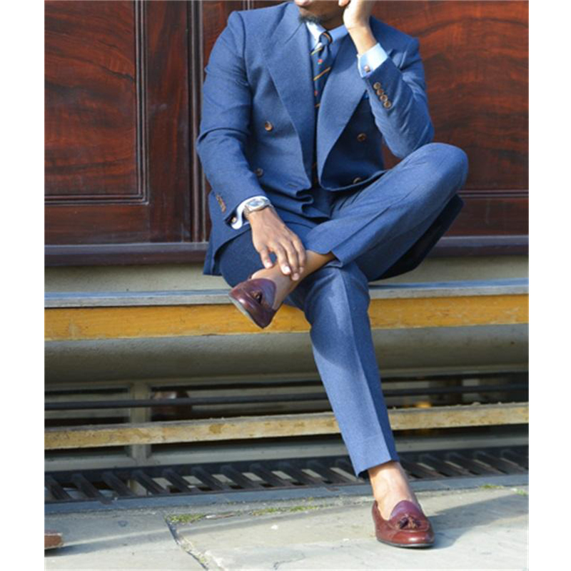 Dark Blue Formal Mens Suits Tw - Men'S Formal Wear In Wedding 评论和价格