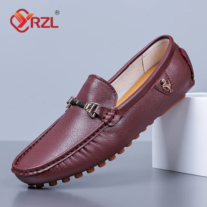 YRZL Loafers Men Shoes PU Leat - Men'S Luxury Formal Wear Brands 评论和价格