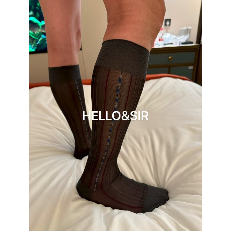 New Brand Men Socks Man Knee H - Sock Garter Men 评论和价格