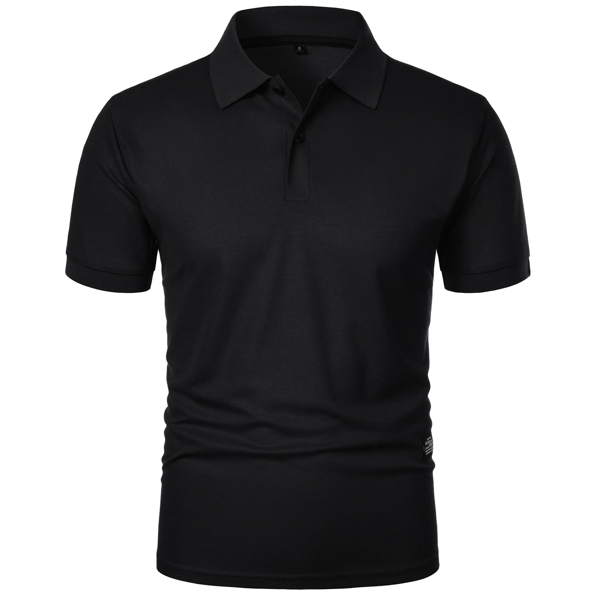 Men's Casual Polo Shirt Black  - Men'S Formal Beach Wear 评论和价格