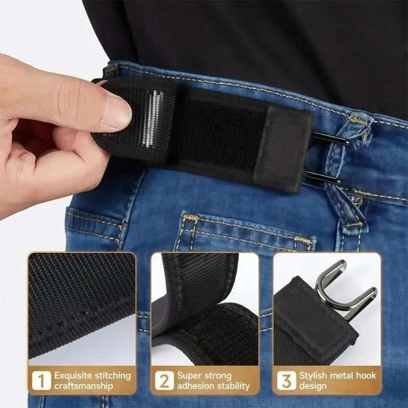 Unisex Buckleless Elastic Wais - Men Formal Wear With Jeans 评论和价格