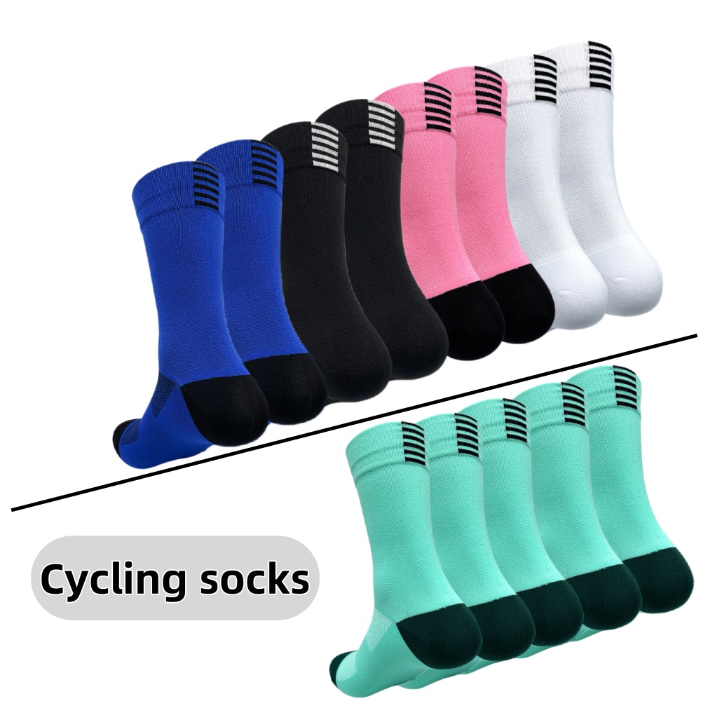 4 Pairs Cycling Socks Running  - Sock Garter Men 评论和价格