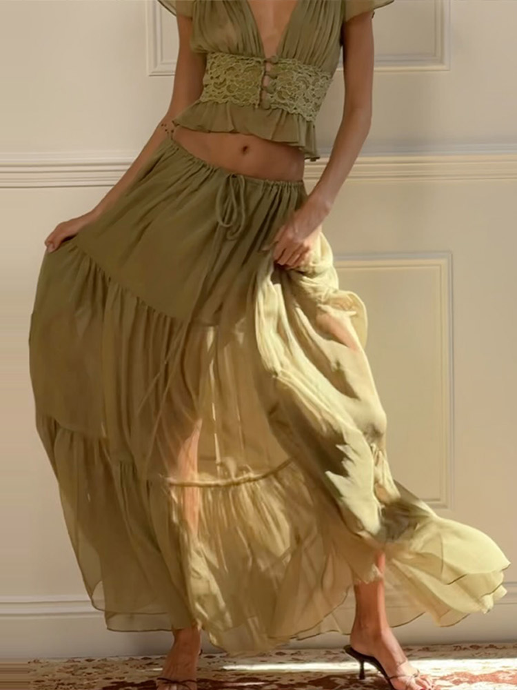 Elegant Lace Patchwork Women's - Men'S Formal Beach Wear 评论和价格